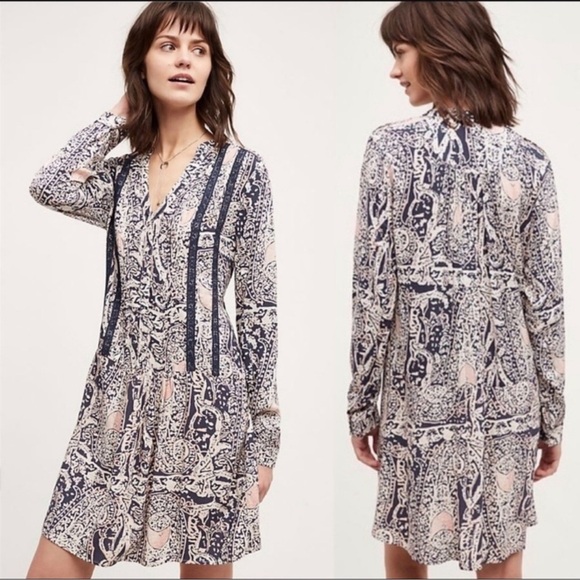 Anthropologie Tiny Caviana Dress Medium - Picture 1 of 8